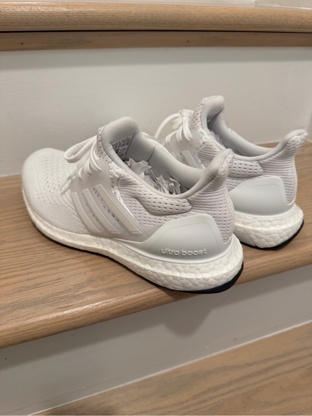 Adidas White UltraBoost 1.0 Sneakers